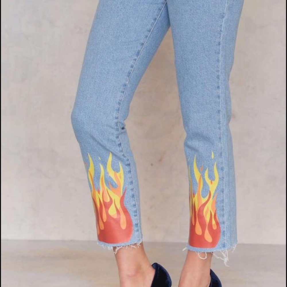 Hellfire Flame Jeans - image 1